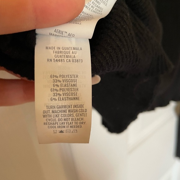 Aerie Cropped Mock Neck Top - Picture 7 of 10